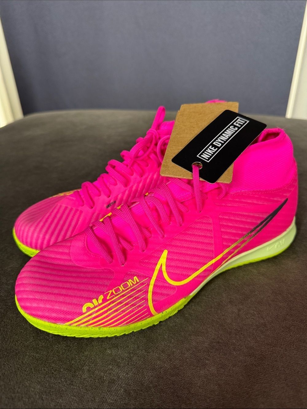 Nike Zoom Mercurial Superfly 9 Academy IC Soccer Shoes Pink Blast Women’s 8 NEW